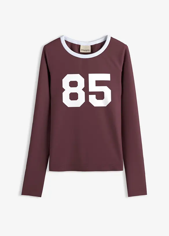 T-shirt manches longues en jersey léger, bonprix