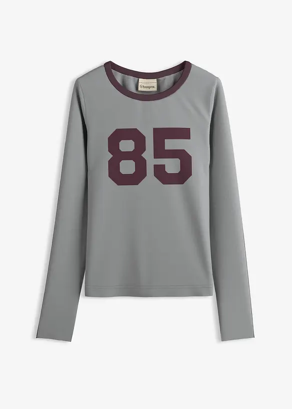 Langarmshirt aus leichtem Jersey, bonprix