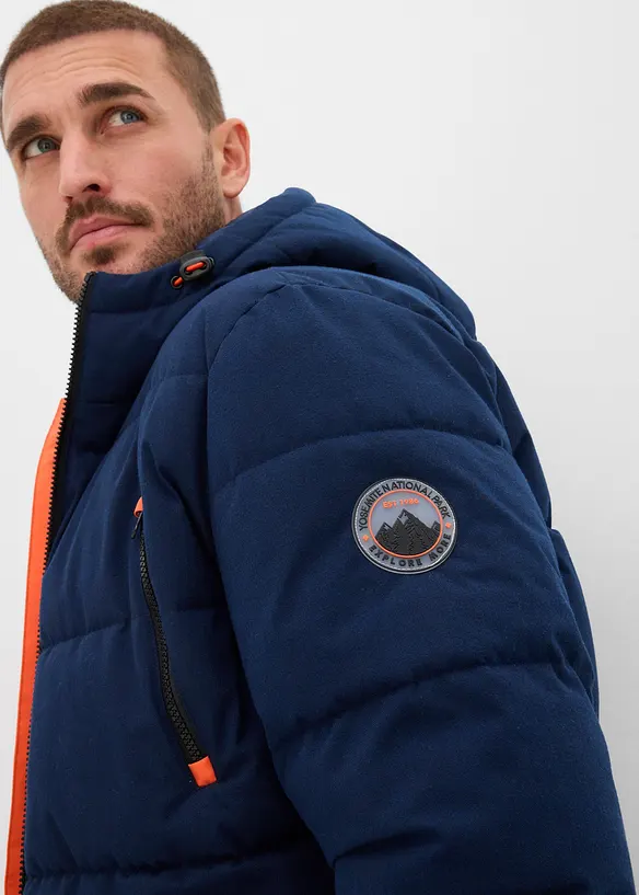 warm gefütterte Stepp-Funktionsjacke, wasserabweisend, bonprix