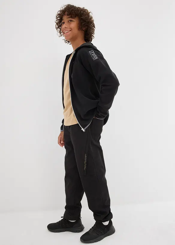 Pantalon thermique et ample &agrave; taille &eacute;lastiqu&eacute;e et doublure en jersey, bonprix