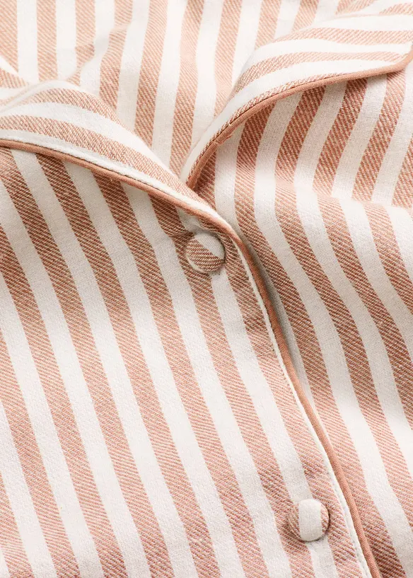 Gewebter Flanell Pyjama mit Geschenktasche, bonprix