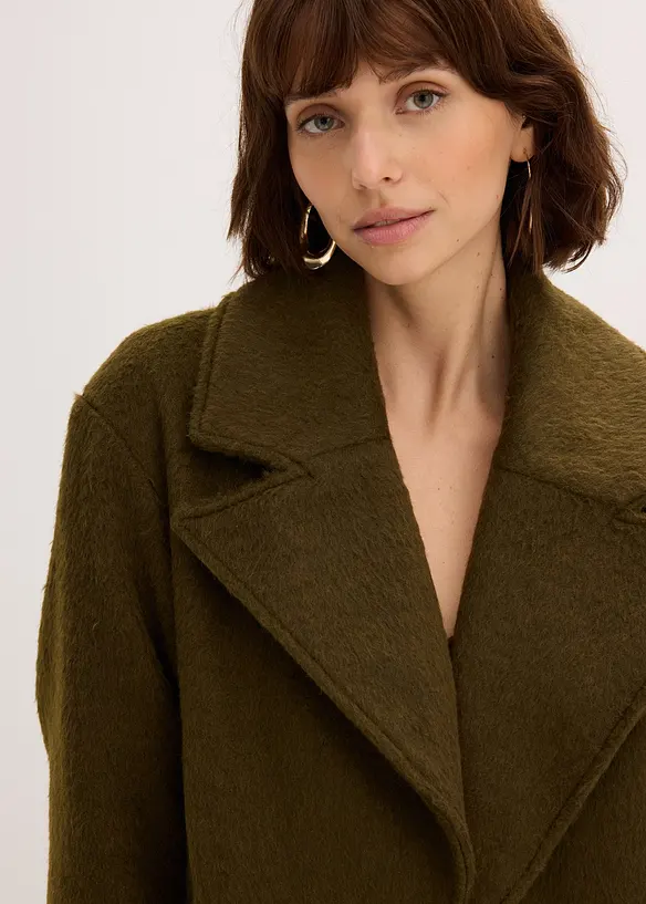 Einreihiger Oversize-Mantel, bonprix