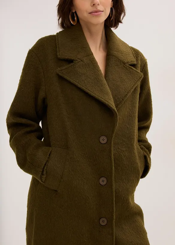 Einreihiger Oversize-Mantel, bonprix
