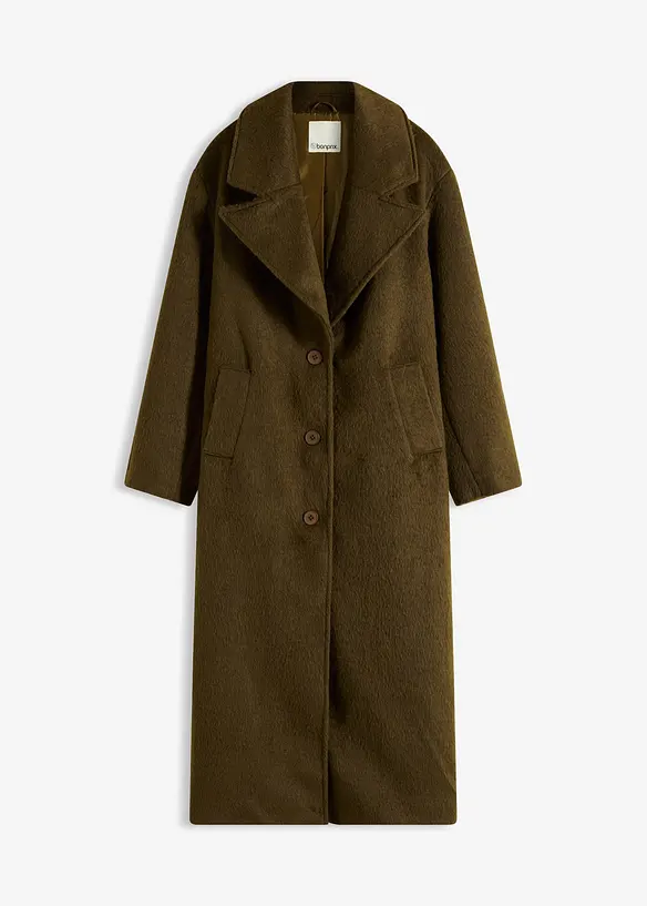 Einreihiger Oversize-Mantel, bonprix