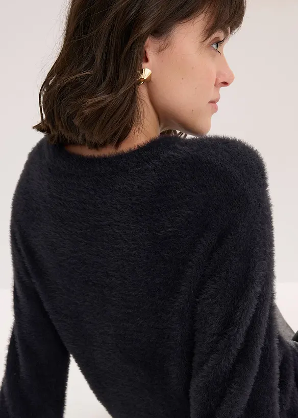 Pull aspect peluche, bonprix