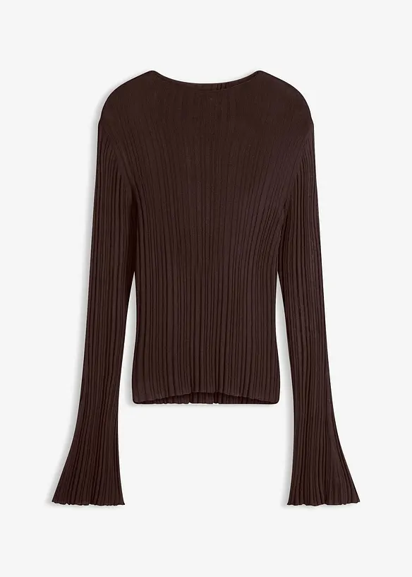 Halbtransparentes Strickshirt, bonprix