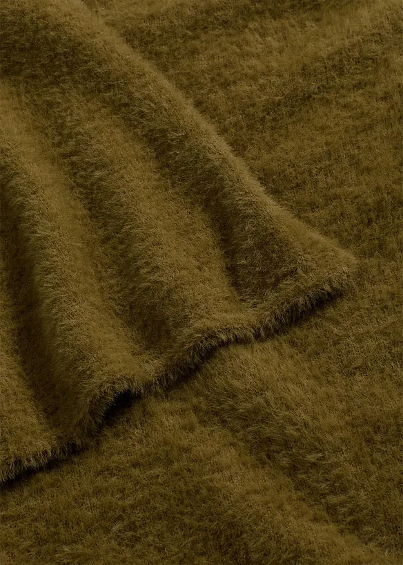 Oversize-Pullover mit Schal, bonprix