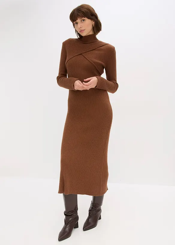 Robe pull en viscose majoritaire, bonprix