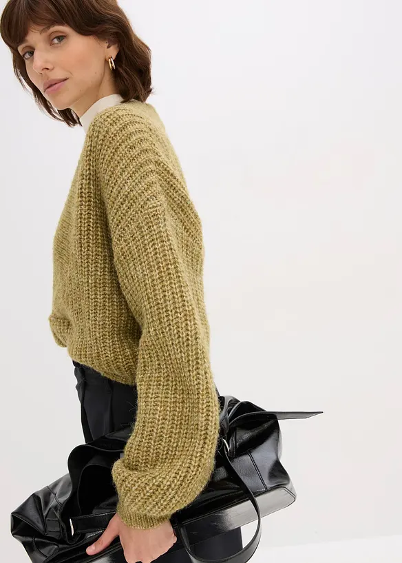 Grobstrick-Pullover, bonprix