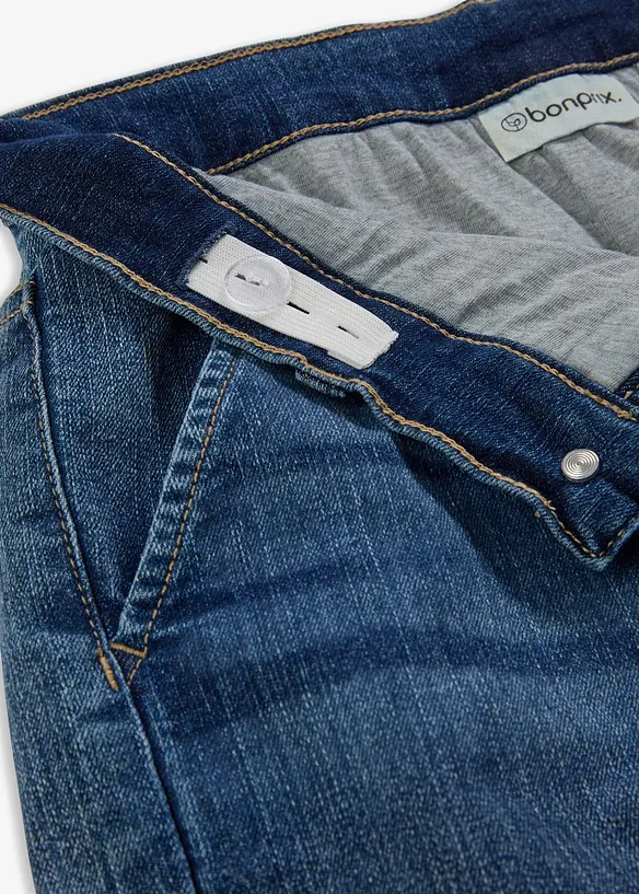 Thermo Loose Fit Jeans mit Jerseyfutter, Straight, bonprix