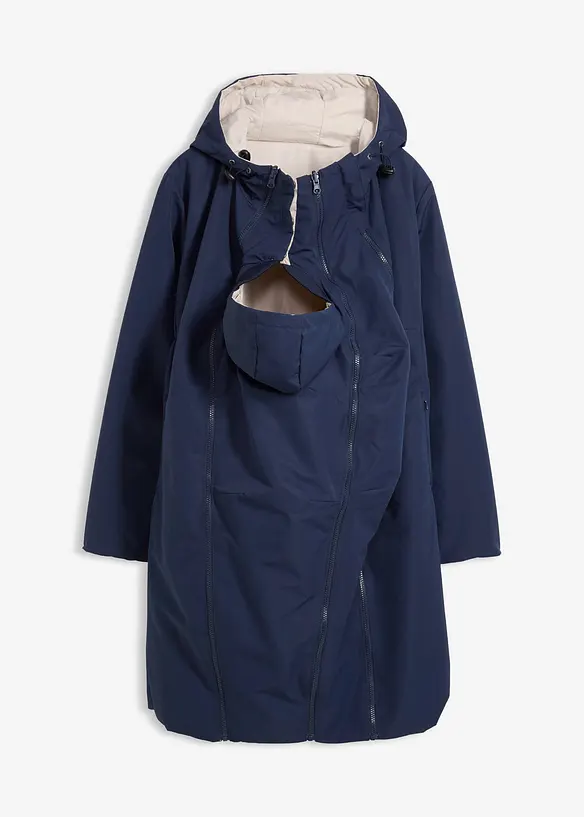 Manteau de grossesse 6-en-1 réversible et déperlant avec fonction portage, bonprix
