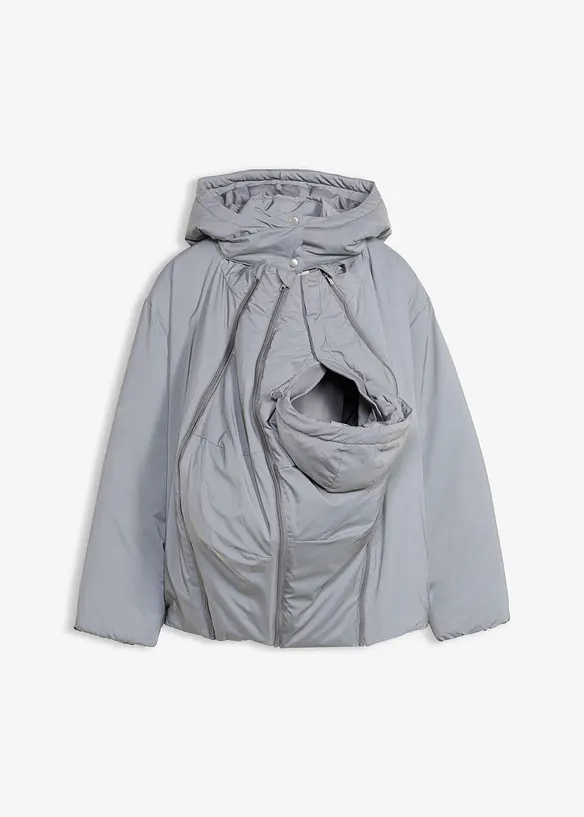 3-in-1 Reflektierende Umstandsjacke mit Trage- und Schwangerschaftseinsatz, bonprix
