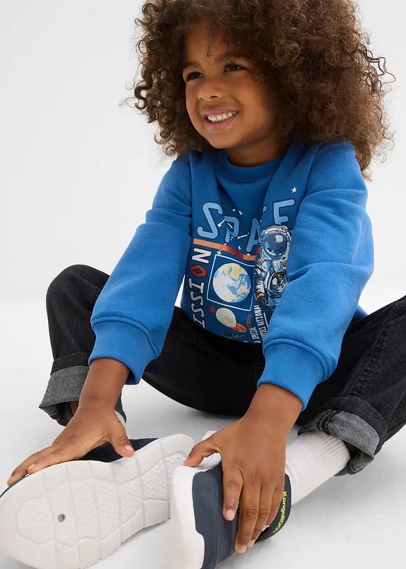 Sweatshirt in weichem Baumwoll-Mix, bonprix