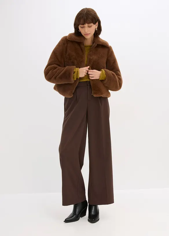 Fellimitat-Jacke, bonprix