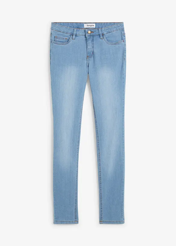 Jean skinny taille mi-haute, extensible, bonprix