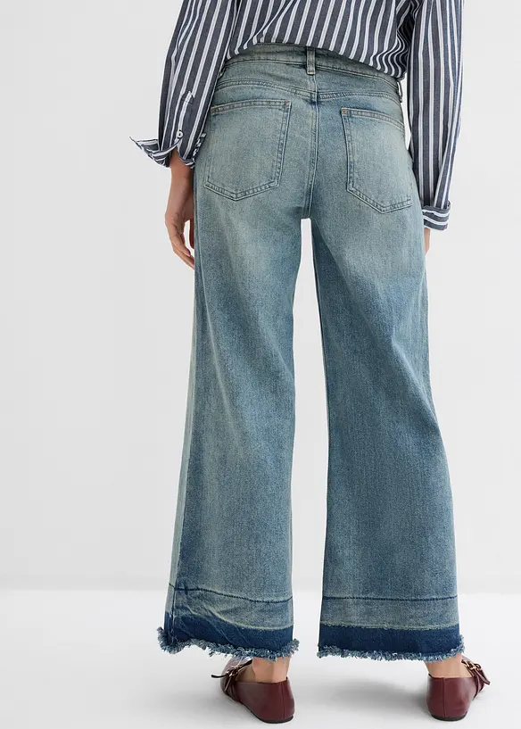 Jean large taille mi-haute, bonprix