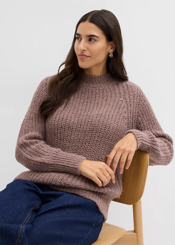 Grobstrick-Pullover, bonprix