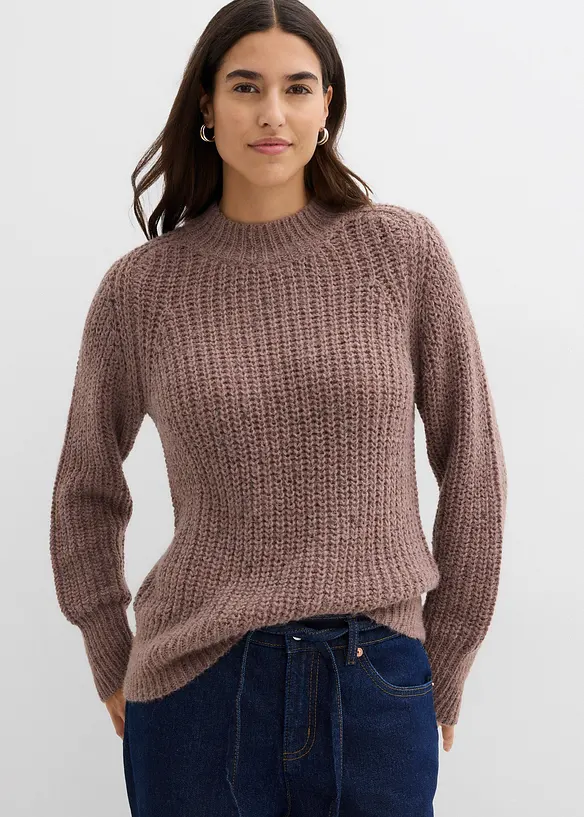 Grobstrick-Pullover, bonprix