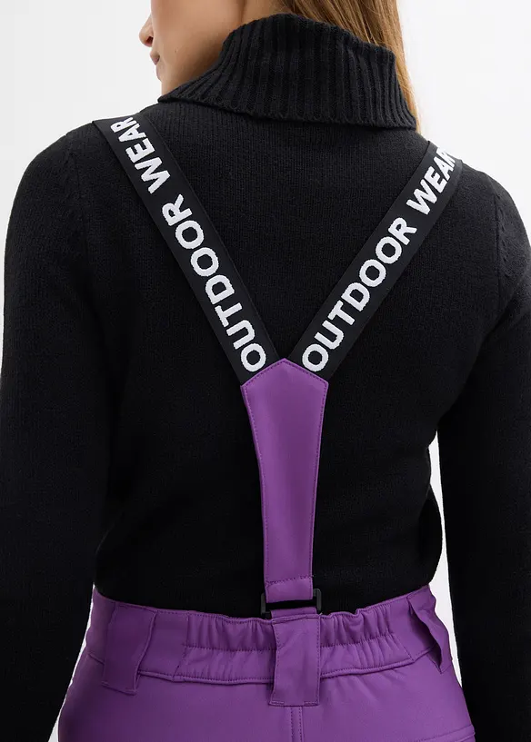 Pantalon technique en softshell extensible et déperlant, bonprix