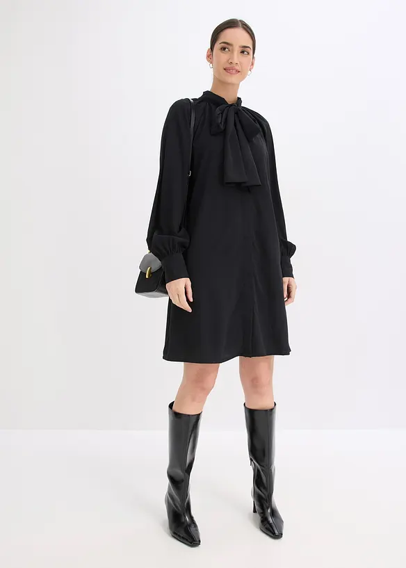 Blusenkleid mit Schluppenkragen, bonprix