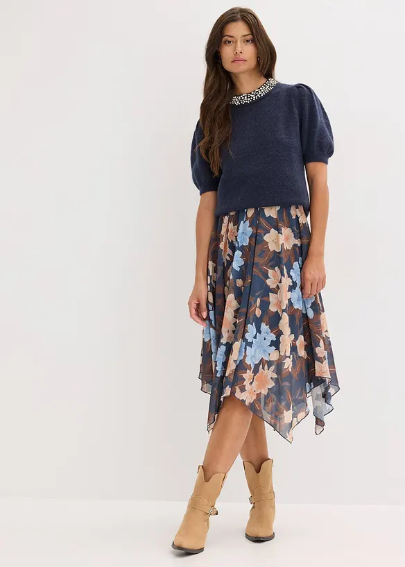Pullover mit Strass-Applikation, bonprix
