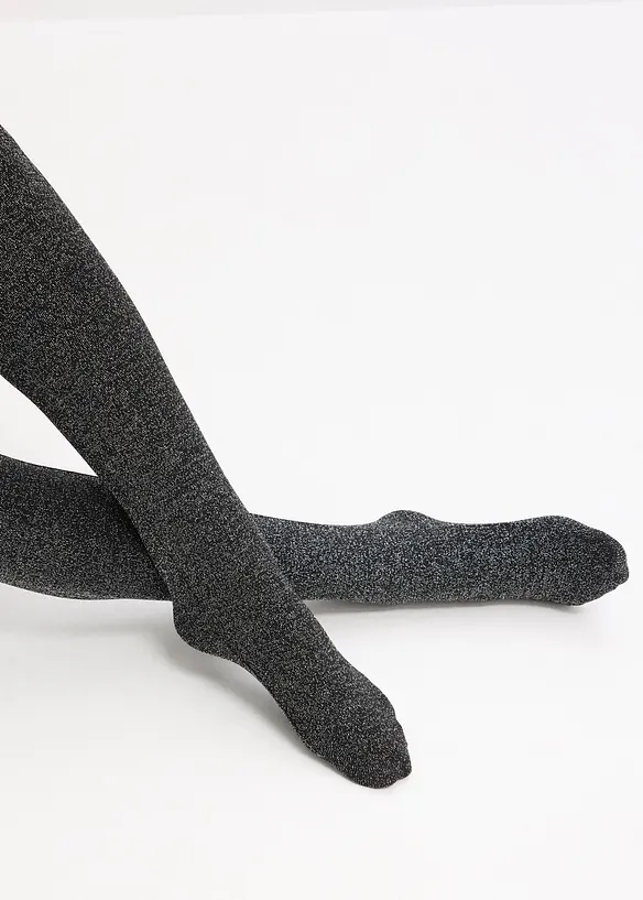Collant thermique en polaire avec fil brillant, bonprix