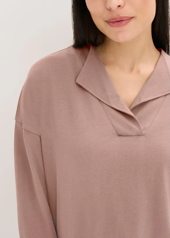 Loungewear Hausanzug aus weicher Baumwolle, oversized, bonprix