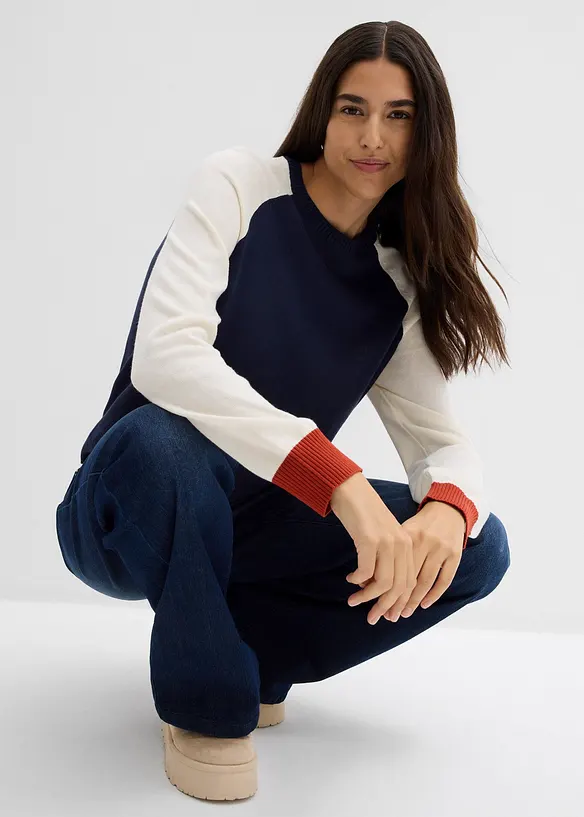 Pull à manches raglan, bonprix