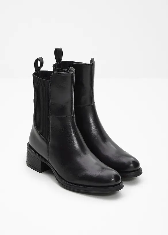 Boots aus Leder, bonprix