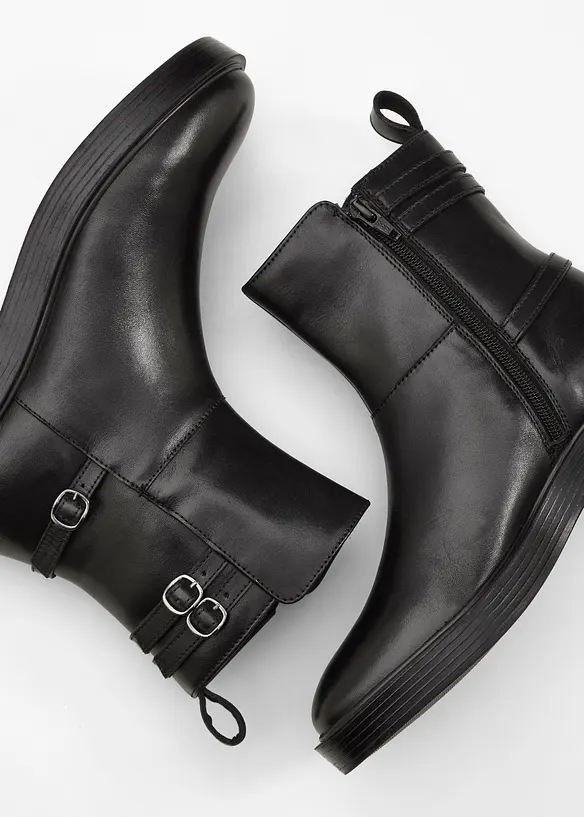 Boots aus Leder, bonprix