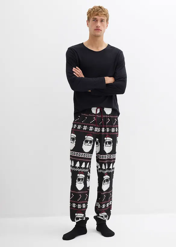 Pyjama 100% coton à manches longues, bonprix