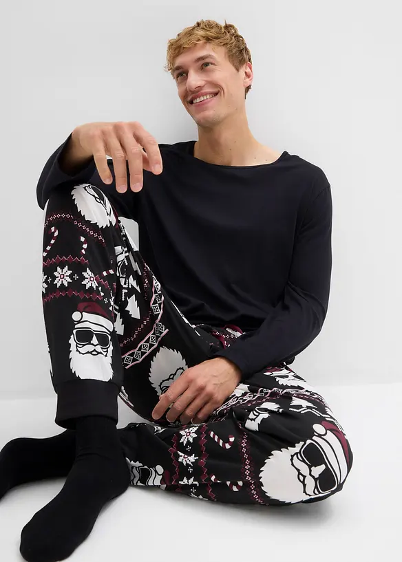 Pyjama 100% coton à manches longues, bonprix