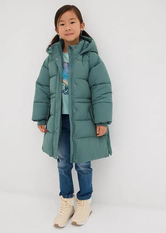 Doudoune fille mi-longue et rembourrée, bonprix