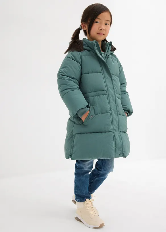 Doudoune fille mi-longue et rembourrée, bonprix