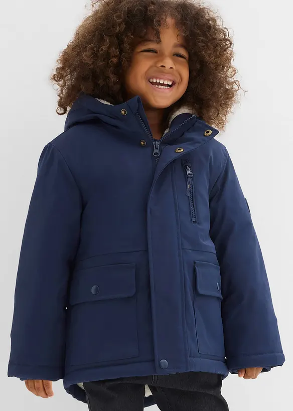 Winterjacke mit Teddyfutter, bonprix