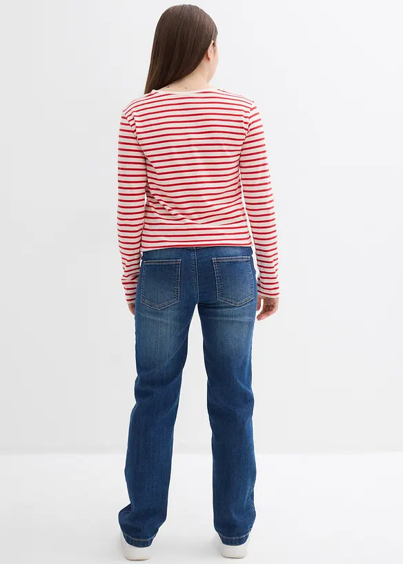 Jean droit taille mi-haute, bonprix