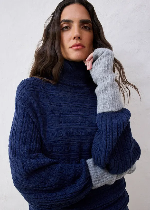 Mitaines en laine d’alpaga mélangée, bonprix