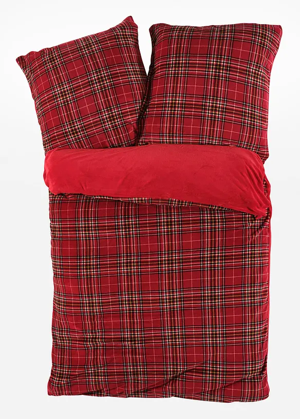 Cashmere Touch Wendebettwäsche mit Karomuster, bonprix