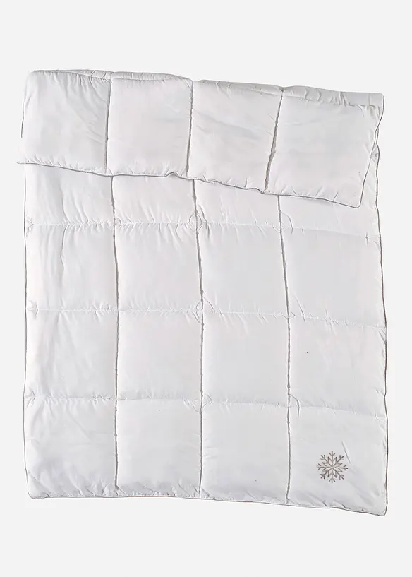 Bettdecke Daunen Touch Schneeflocke extrawarm, bonprix