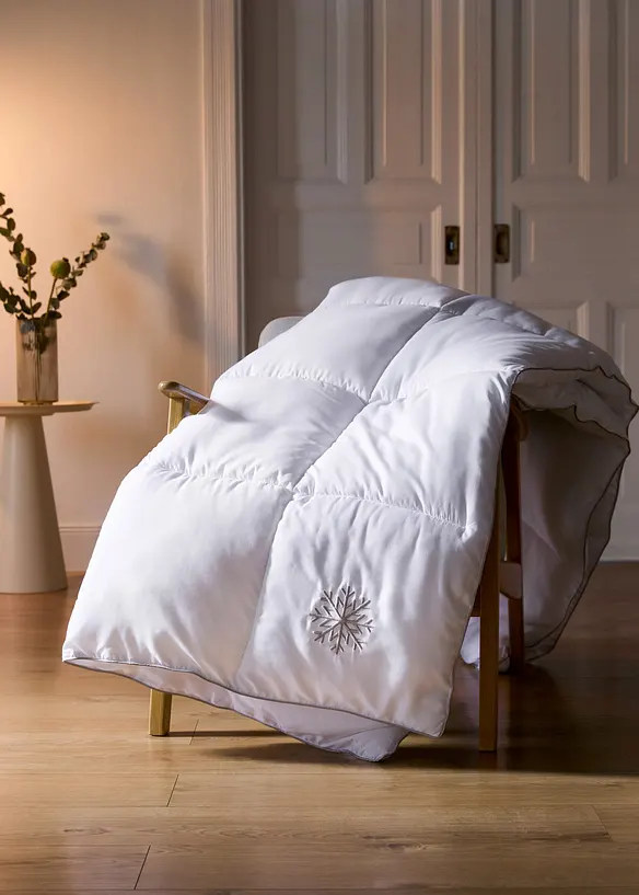 Bettdecke Daunen Touch Schneeflocke extrawarm, bonprix