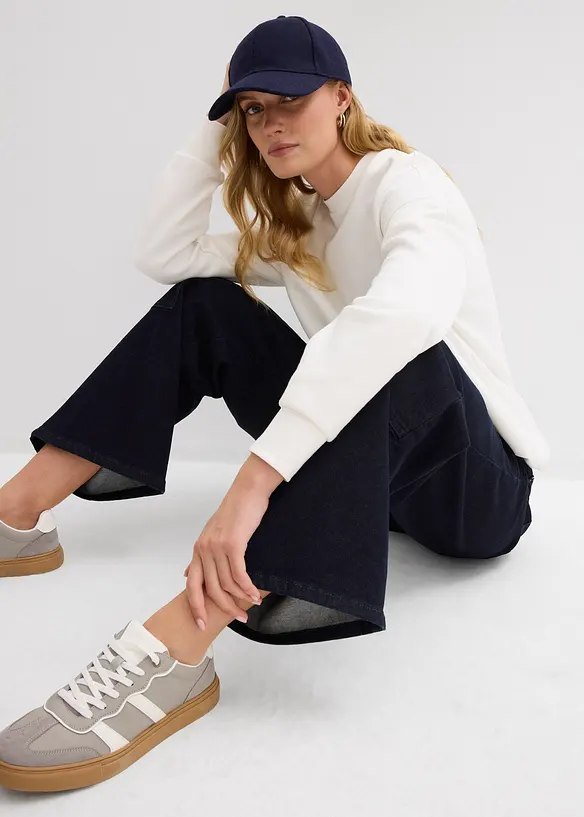 Oversize-Sweatshirt aus reiner Bio-Baumwolle, bonprix