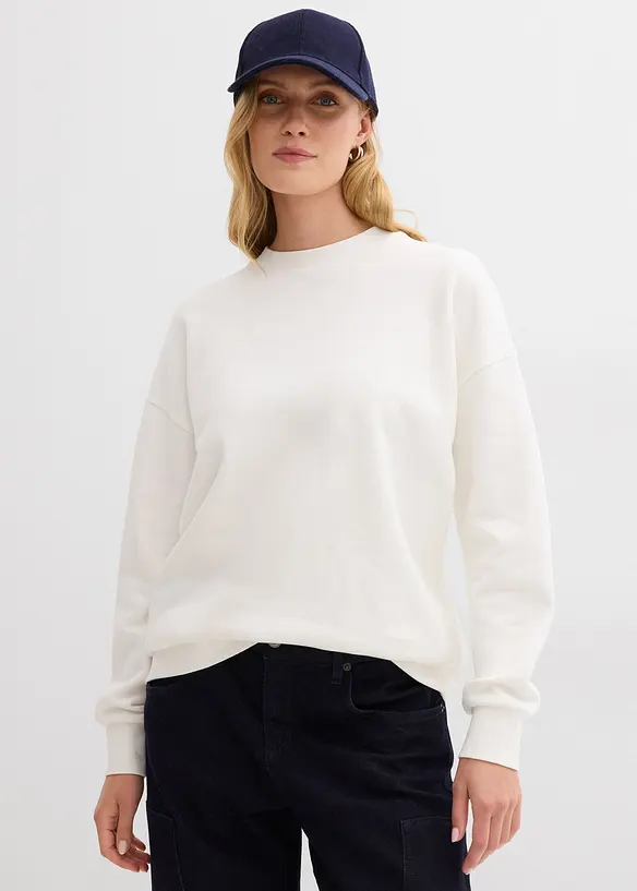 Oversize-Sweatshirt aus reiner Bio-Baumwolle, bonprix