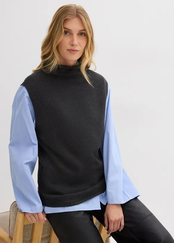 Pullunder aus reiner Baumwolle, bonprix