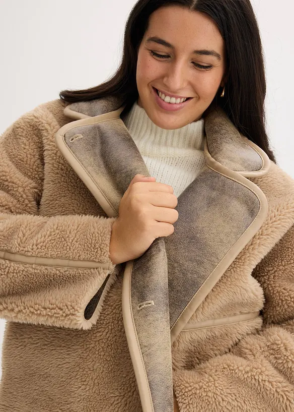 Veste en sherpa, bonprix