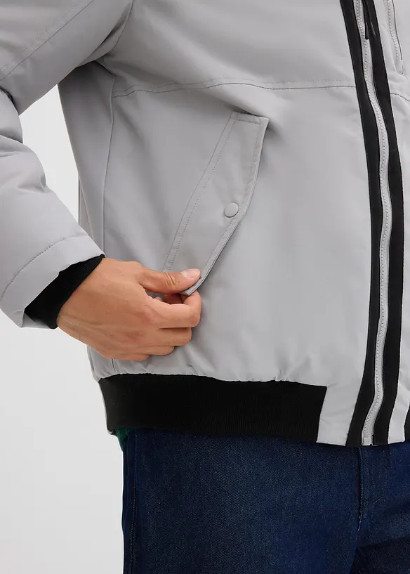 Blouson rembourré avec détails sportifs, bonprix