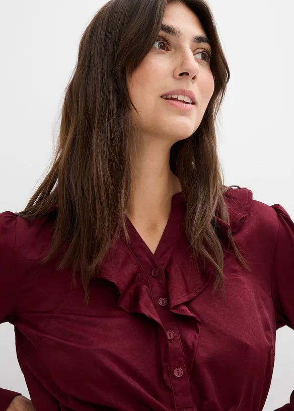 Umstands-Bluse aus weichem Satin, bonprix