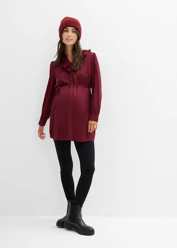 Umstands-Bluse aus weichem Satin, bonprix
