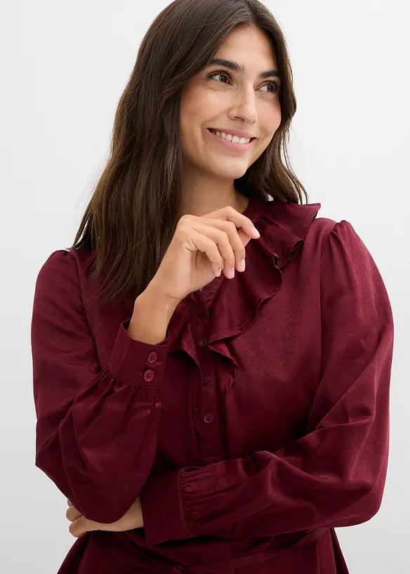 Umstands-Bluse aus weichem Satin, bonprix