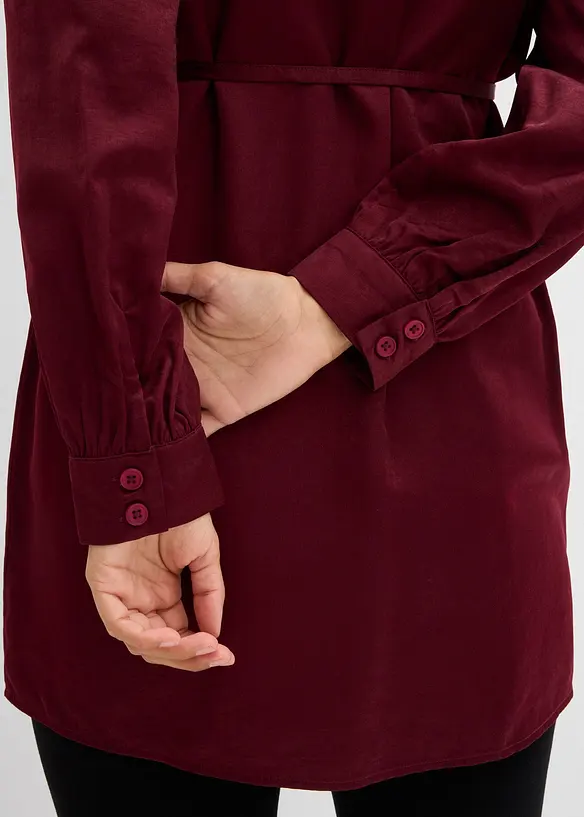 Umstands-Bluse aus weichem Satin, bonprix