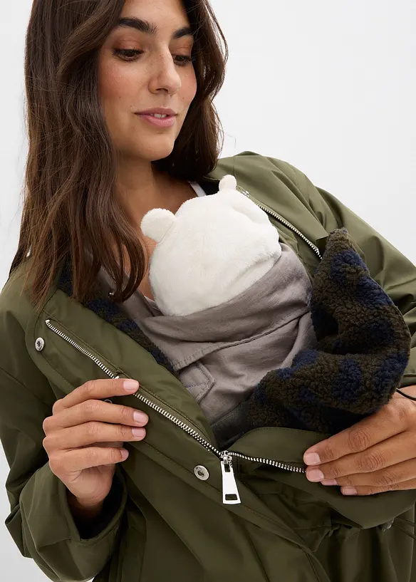 4-in-1 Wende-Bomberjacke mit Trageeinsatz, bonprix